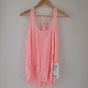 Lululemon Athletica Bleached Coral Water Bound Singlet Light Pink Tank Top